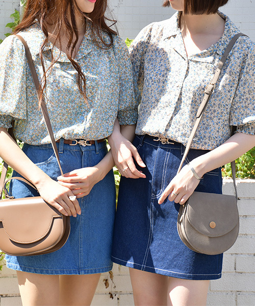 PairPair(ペアペア)の「ドット&花柄アソートカイキンシャツ(シャツ/ブラウス・レディース・サックスブルー/ライトブルー/ベージュ/アイボリー・FREE)」の1枚目の写真