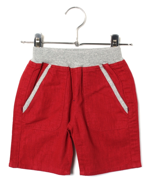 GLOBAL WORK（グローバルワーク）の「【WEB限定価格】メンアサショーツ/541818（その他パンツ・キッズ・ネイビー/ベージュ/イエロー/ブルー/オレンジ/グリーン/グリーン系その他/イエロー系その他/ブルー系その他/レッド・X-LARGE/MEDIUM/SMALL/LARGE）」の9枚目の写真