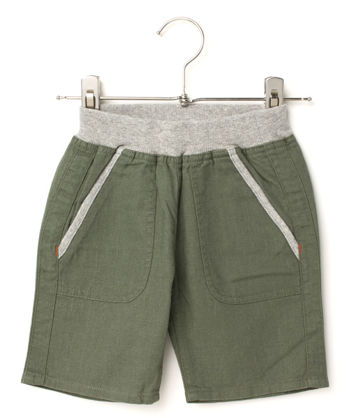 GLOBAL WORK（グローバルワーク）の「【WEB限定価格】メンアサショーツ/541818（その他パンツ・キッズ・ネイビー/ベージュ/イエロー/ブルー/オレンジ/グリーン/グリーン系その他/イエロー系その他/ブルー系その他/レッド・X-LARGE/MEDIUM/SMALL/LARGE）」の3枚目の写真