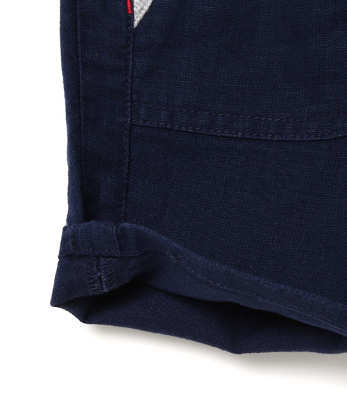 GLOBAL WORK（グローバルワーク）の「【WEB限定価格】メンアサショーツ/541818（その他パンツ・キッズ・ネイビー/ベージュ/イエロー/ブルー/オレンジ/グリーン/グリーン系その他/イエロー系その他/ブルー系その他/レッド・X-LARGE/MEDIUM/SMALL/LARGE）」の12枚目の写真