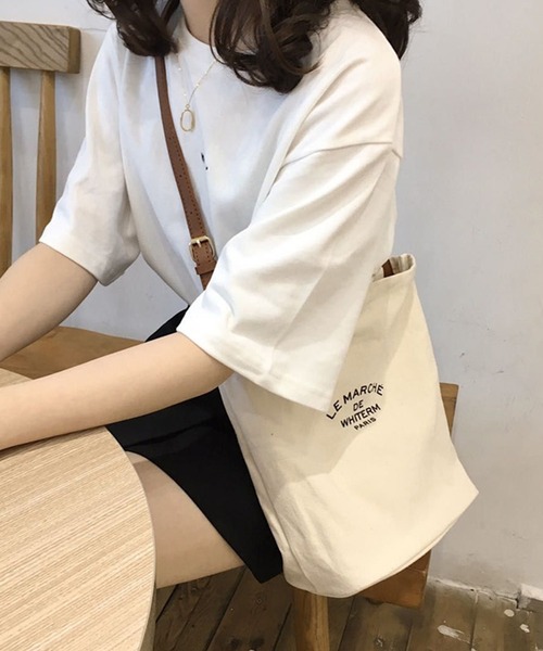ロゴキャンバストートバッグ トートバッグ Shopnikoniko ショップニコニコ のファッション通販 Zozotown