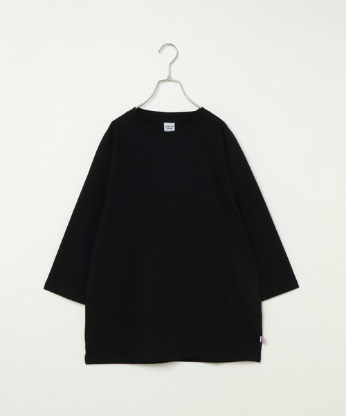 VENCEEXCHANGE(ヴァンスエクスチェンジ)の「USAコットンビッグラグラン8分袖T(Tシャツ/カットソー・メンズ・ホワイト/ブラック/ベージュ/コーラル・M/L/LL)」の2枚目の写真