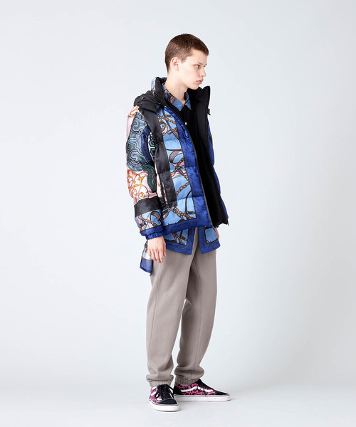 NOISE MAKER(ノイズメーカー)の「配色ステッチスウェットパンツ(パンツ)」|チャコールグレー