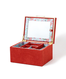 Francfranc メイリー ジュエリーボックス　L Francfranc（フランフラン）の「メイリー ジュエリーボックス L レッド