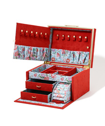 Francfranc（フランフラン）の「メイリー ジュエリーボックス L レッド