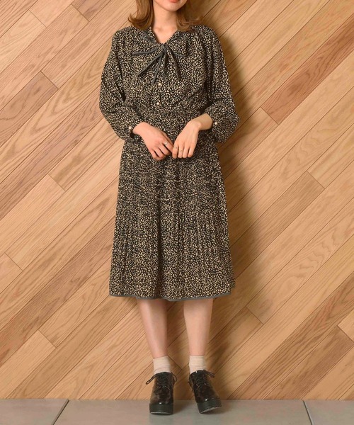 Olive Des Olive オリーブデオリーブ の 配色パイピングボウタイワンピース ワンピース Wear