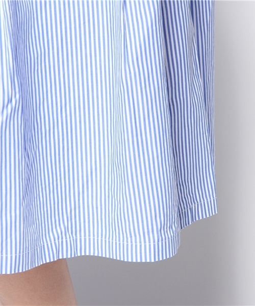 URBAN RESEARCH DOORS WOMENS（アーバンリサーチ ドアーズ ウィメンズ）の「DOORS ストライプタックスカート（スカート・レディース・ネイビー/ブルー・ONE）」の4枚目の写真