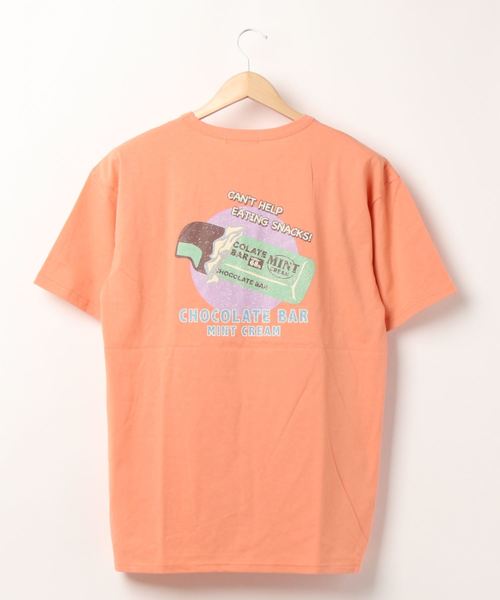SpRay(スプレイ)の「CHOCOLAT Tシャツ(Tシャツ/カットソー・レディース・オフホワイト/ブラック/オレンジ/ライトベージュ/グリーン/ブルー・FREE)」の7枚目の写真