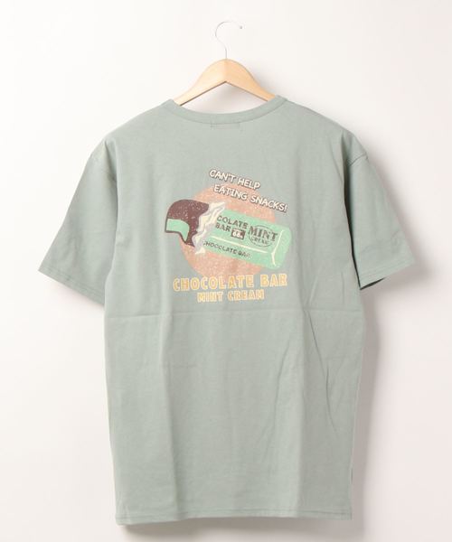 SpRay(スプレイ)の「CHOCOLAT Tシャツ(Tシャツ/カットソー・レディース・オフホワイト/ブラック/オレンジ/ライトベージュ/グリーン/ブルー・FREE)」の8枚目の写真