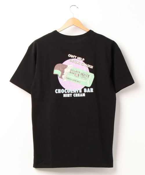SpRay(スプレイ)の「CHOCOLAT Tシャツ(Tシャツ/カットソー・レディース・オフホワイト/ブラック/オレンジ/ライトベージュ/グリーン/ブルー・FREE)」の9枚目の写真