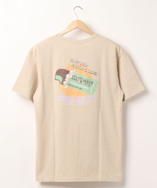 SpRay(スプレイ)の「CHOCOLAT Tシャツ(Tシャツ/カットソー・レディース・オフホワイト/ブラック/オレンジ/ライトベージュ/グリーン/ブルー・FREE)」の10枚目の写真