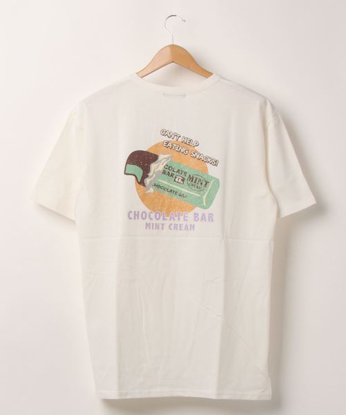 SpRay(スプレイ)の「CHOCOLAT Tシャツ(Tシャツ/カットソー・レディース・オフホワイト/ブラック/オレンジ/ライトベージュ/グリーン/ブルー・FREE)」の12枚目の写真