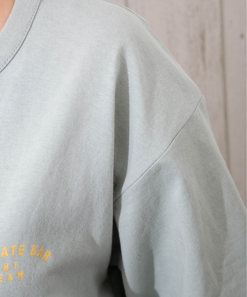 SpRay(スプレイ)の「CHOCOLAT Tシャツ(Tシャツ/カットソー・レディース・オフホワイト/ブラック/オレンジ/ライトベージュ/グリーン/ブルー・FREE)」の21枚目の写真