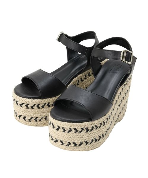 GYDA（ジェイダ）の「バルキージュートストラップサンダル（サンダル・レディース・ブラウン/ブラック・SMALL/LARGE/MEDIUM）」の7枚目の写真