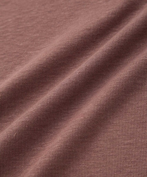 ADAM ET ROPE'（アダムエロペ）の「リネン混 サカリバTee（Tシャツ/カットソー・メンズ・ダークグリーン/ブラウン系その他3・M/L）」の7枚目の写真