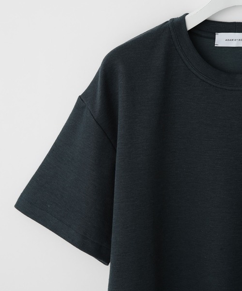 ADAM ET ROPE'（アダムエロペ）の「リネン混 サカリバTee（Tシャツ/カットソー・メンズ・ダークグリーン/ブラウン系その他3・M/L）」の5枚目の写真