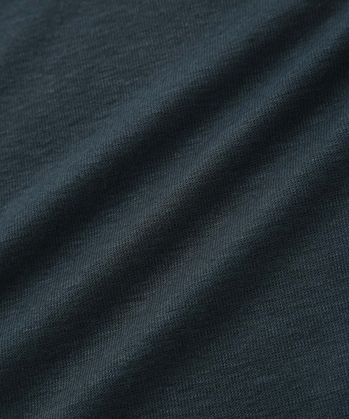 ADAM ET ROPE'（アダムエロペ）の「リネン混 サカリバTee（Tシャツ/カットソー・メンズ・ダークグリーン/ブラウン系その他3・M/L）」の8枚目の写真