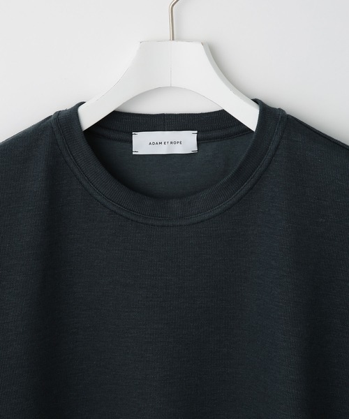 ADAM ET ROPE'（アダムエロペ）の「リネン混 サカリバTee（Tシャツ/カットソー・メンズ・ダークグリーン/ブラウン系その他3・M/L）」の4枚目の写真
