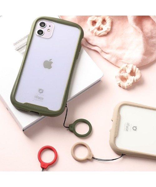 iFace(アイフェイス)の「iFace Reflection Silicone Ring リングストラップ スマホストラップ 落下防止 ストラップ シリコン(スマホグッズ・レディース・レッド/カーキ/ブラック/ネイビー/ベージュ/グレー/サックスブルー/スモークグレー/セージグリーン/アイボリー/スモークピンク/パープル/ブラウン/ライトパープル・FREE)」の16枚目の写真