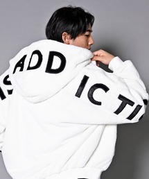 GALLIS ADDICTION | GA HOOD LOGO FUR BLOUSON/フードロゴファーブルゾン(ブルゾン)