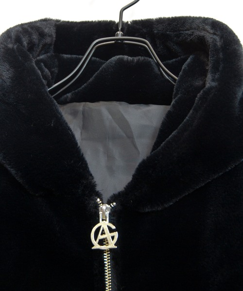 GALLIS ADDICTION（ガリスアディクション）の「GA HOOD LOGO FUR BLOUSON/フードロゴファーブルゾン（ブルゾン・メンズ・ホワイト/ブラック/グレー/オレンジ・M/L）」の7枚目の写真