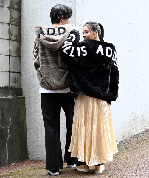 セール】GA HOOD LOGO FUR BLOUSON/フードロゴファーブルゾン