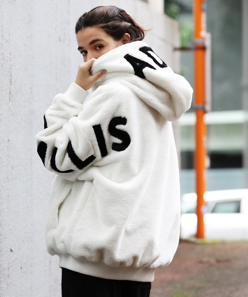 GALLIS ADDICTION（ガリスアディクション）の「GA HOOD LOGO FUR BLOUSON/フードロゴファーブルゾン（ブルゾン・メンズ・ホワイト/ブラック/グレー/オレンジ・M/L）」の21枚目の写真