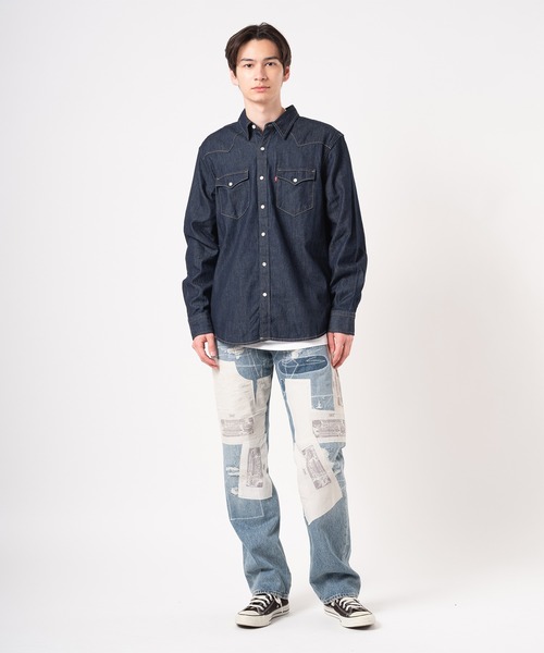 Levi's(リーバイス)の「Levi's/リーバイス ウエスタンシャツ ブルー RED CAST RINSE(シャツ/ブラウス・メンズ・ブルー・L/M/XL/S)」の11枚目の写真