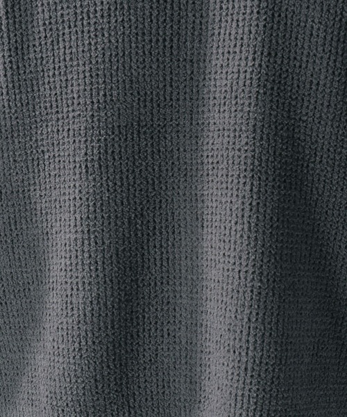 BAYFLOW(ベイフロー)の「リサイクルシャギーニットパーカー(パーカー・メンズ・チャコールグレー/ベージュ/ネイビー・SMALL/MEDIUM/LARGE)」の20枚目の写真