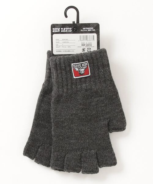 BEN DAVIS（ベンデイビス）の「KNIT GLOVE/手袋（手袋・メンズ・チャコールグレー/ブラック/ベージュ/ネイビー/ブラウン/アイボリー/ラベンダー・FREE）」の8枚目の写真