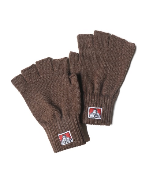 BEN DAVIS（ベンデイビス）の「KNIT GLOVE/手袋（手袋・メンズ・チャコールグレー/ブラック/ベージュ/ネイビー/ブラウン/アイボリー/ラベンダー・FREE）」の4枚目の写真