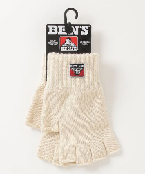 BEN DAVIS（ベンデイビス）の「KNIT GLOVE/手袋（手袋・メンズ・チャコールグレー/ブラック/ベージュ/ネイビー/ブラウン/アイボリー/ラベンダー・FREE）」の9枚目の写真