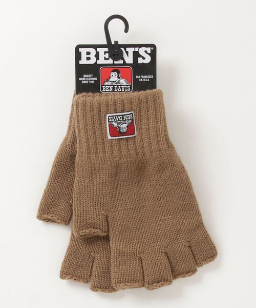 BEN DAVIS（ベンデイビス）の「KNIT GLOVE/手袋（手袋・メンズ・チャコールグレー/ブラック/ベージュ/ネイビー/ブラウン/アイボリー/ラベンダー・FREE）」の13枚目の写真
