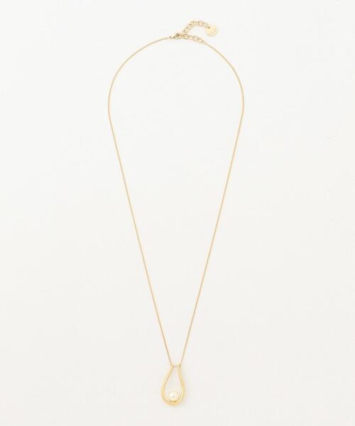 J.PRESS（ジェイプレス）の「【スワロフスキー】ロングパールワントップネックレス（ネックレス・レディース・シルバー系/ゴールド系・F）」の4枚目の写真