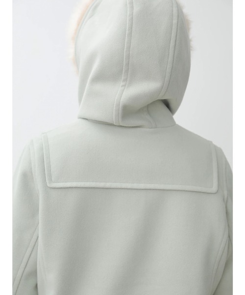 earth music&ecology(アースミュージックアンドエコロジー)の「ショートダッフルコート *(ダッフルコート・レディース・杢グレー/ピンク/アイボリー/ネイビー/ミント・M/L)」の18枚目の写真