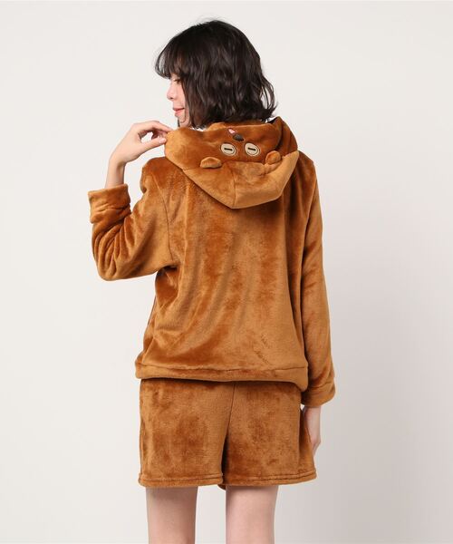 WEGO（ウィゴー）の「∴WEGO/TIM 別注 ルームウェア（ルームウェア/パジャマ・レディース・ブラウン・FREE）」の17枚目の写真