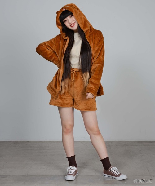 WEGO（ウィゴー）の「∴WEGO/TIM 別注 ルームウェア（ルームウェア/パジャマ・レディース・ブラウン・FREE）」の10枚目の写真