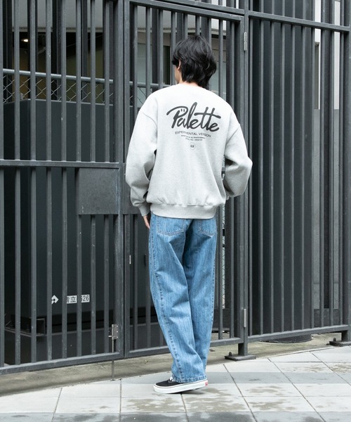 NASTY KICK（ナスティーキック）の「NASTYKICK／スマイルロゴスウェット 2923667（スウェット・メンズ・ブラック/ナチュラル・X-LARGE/MEDIUM/LARGE）」の5枚目の写真