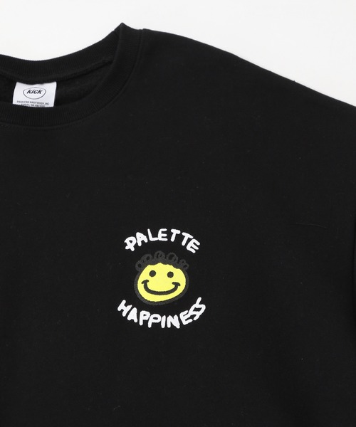 NASTY KICK（ナスティーキック）の「NASTYKICK／スマイルロゴスウェット 2923667（スウェット・メンズ・ブラック/ナチュラル・X-LARGE/MEDIUM/LARGE）」の14枚目の写真