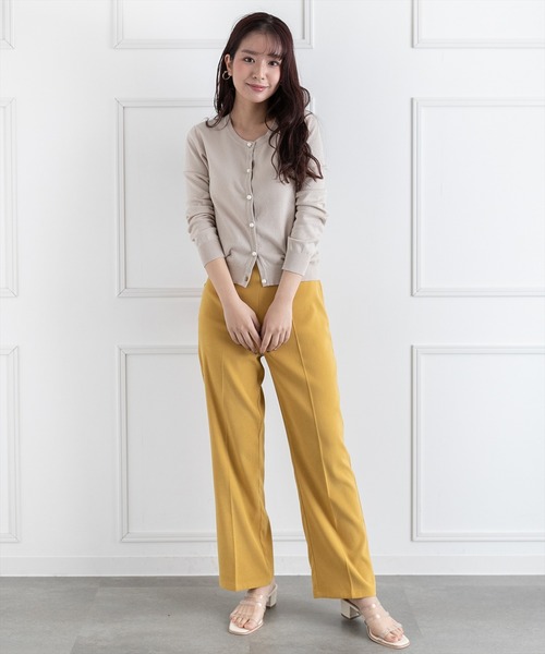 clear（クリア）の「パールカーディガン ≪2022AW≫（カーディガン/ボレロ・レディース・オフホワイト/ミント/ベージュ/ブラック/グリーン/ブラウン・F）」の18枚目の写真