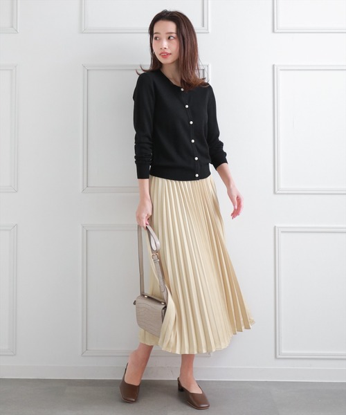 clear（クリア）の「パールカーディガン ≪2022AW≫（カーディガン/ボレロ・レディース・オフホワイト/ミント/ベージュ/ブラック/グリーン/ブラウン・F）」の11枚目の写真