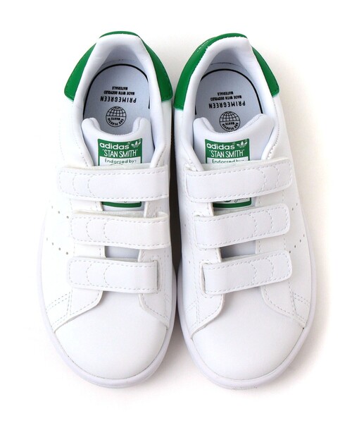 adidas(アディダス)の「adidas:STAN SMITH(スニーカー・キッズ・ホワイト・20/18/19/21/17)」の6枚目の写真