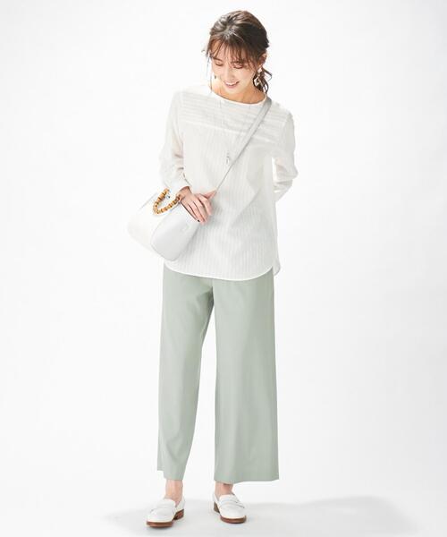 J.PRESS Ladies(J.プレス レディス)の「T/Rアルデンテツイル パンツ(その他パンツ・レディース・ネイビー系/黄土色系/スモーキーグリーン系・S/XS/XXS)」の8枚目の写真