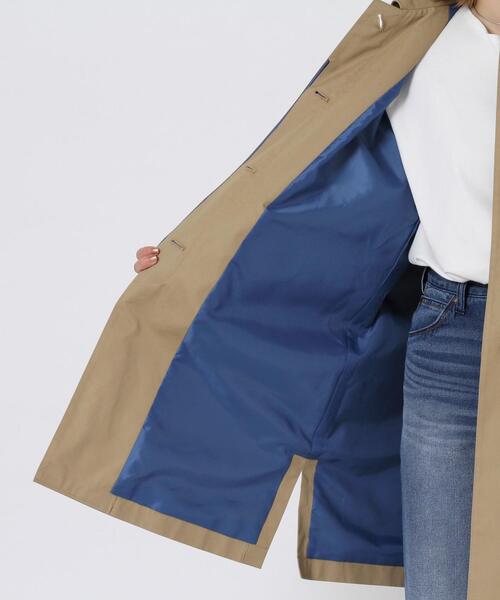 coen（コーエン）の「サイドスリットステンカラーコート#（ステンカラーコート・レディース・ベージュ/ネイビー/ブラック・LARGE/MEDIUM）」の7枚目の写真