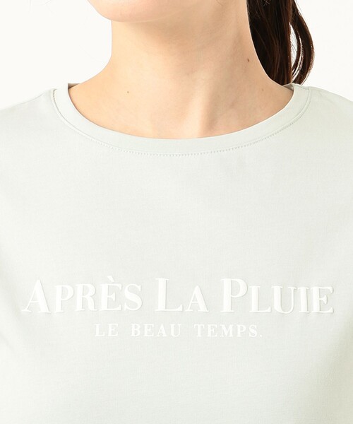 ANY SIS(エニィスィス)の「テキストプリント Tシャツ(Tシャツ/カットソー・レディース・ベージュ系/ホワイト系/ライトグリーン系・2)」の9枚目の写真