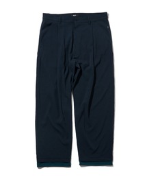 Fake layered wide pants / フェイクレイヤードワイドパンツ