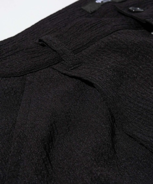 glamb(グラム)の「Fake layered wide pants / フェイクレイヤードワイドパンツ(その他パンツ・メンズ・ネイビー/ブラック・S/L/M)」の5枚目の写真
