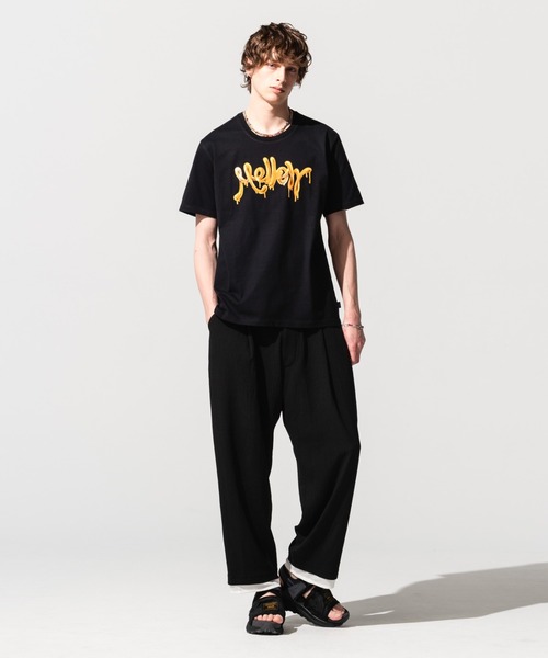 glamb(グラム)の「Fake layered wide pants / フェイクレイヤードワイドパンツ(その他パンツ・メンズ・ネイビー/ブラック・S/L/M)」の12枚目の写真
