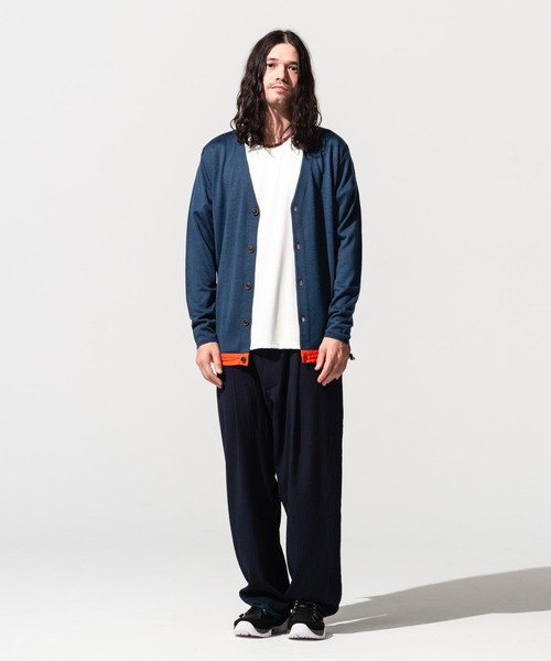 glamb(グラム)の「Fake layered wide pants / フェイクレイヤードワイドパンツ(その他パンツ・メンズ・ネイビー/ブラック・S/L/M)」の17枚目の写真