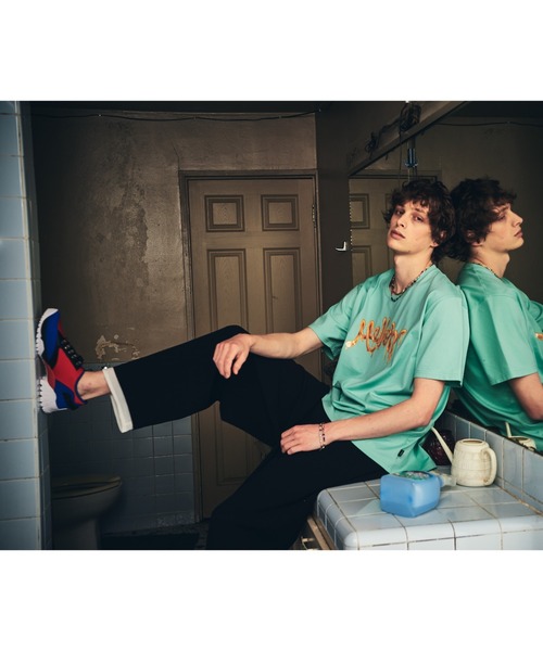 glamb(グラム)の「Fake layered wide pants / フェイクレイヤードワイドパンツ(その他パンツ・メンズ・ネイビー/ブラック・S/L/M)」の19枚目の写真